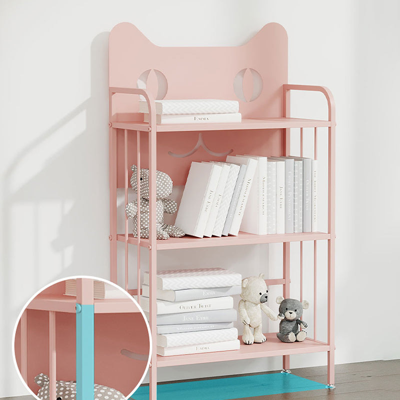Scandinavian Standard Bookcase Metal Open Back Bookshelf with Shelves Clearhalo 'Bookcases' 'furn' 'furn_bookcases' 'Furniture' 'Office Furniture' 6447823