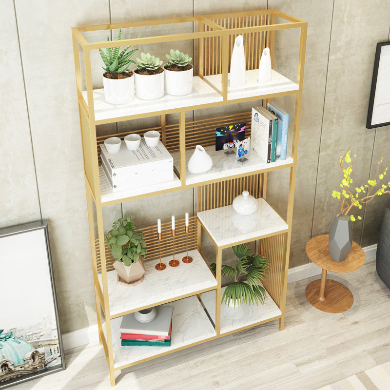 11.81 "W Glam Bibliothèque de l'étagère de finition antique etagere étagère en métal