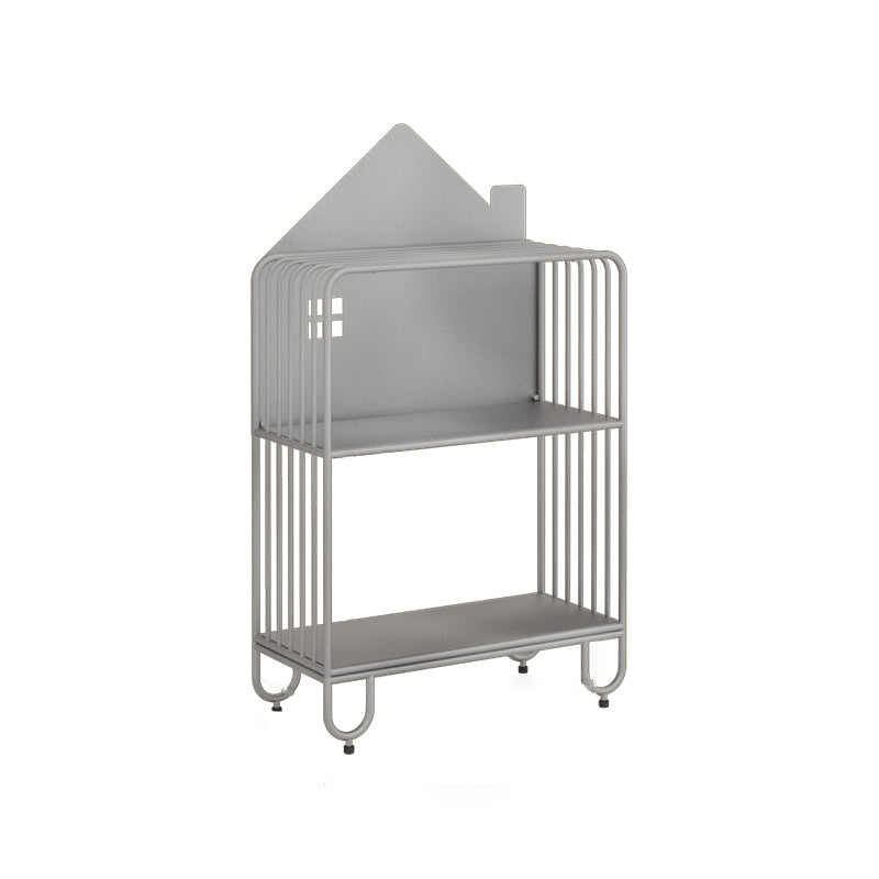 Scandinavian Standard Bookshelf Metal Shelves Included Bookcase