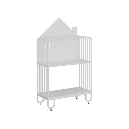 Scandinavian Standard Bookshelf Metal Shelves Included Bookcase