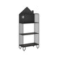 Scandinavian Standard Bookshelf Metal Shelves Included Bookcase