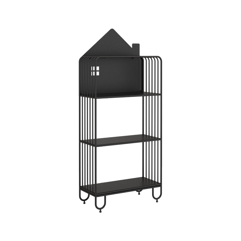 Scandinavian Standard Bookshelf Metal Shelves Included Bookcase