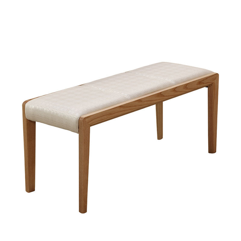 Contemporary Solid Wood Home Bench 18.8" Height Seating Bench with Legs Clearhalo 'Benches' 'Chairs & Seating' 'furn' 'furn_benches' 'Furniture' 'Living Room Furniture' 6447909