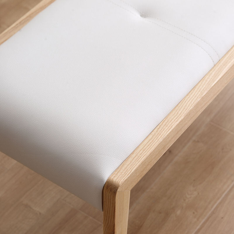 Contemporary Solid Wood Home Bench 18.8" Height Seating Bench with Legs Clearhalo 'Benches' 'Chairs & Seating' 'furn' 'furn_benches' 'Furniture' 'Living Room Furniture' 6447910