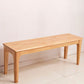 13.65-inch W Mid-Century Modern Seating Bench Solid Wood Bench Clearhalo 'Benches' 'Chairs & Seating' 'furn' 'furn_benches' 'Furniture' 'Living Room Furniture' 6447939