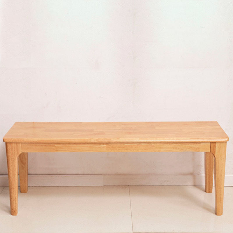 13.65-inch W Mid-Century Modern Seating Bench Solid Wood Bench Clearhalo 'Benches' 'Chairs & Seating' 'furn' 'furn_benches' 'Furniture' 'Living Room Furniture' 6447940