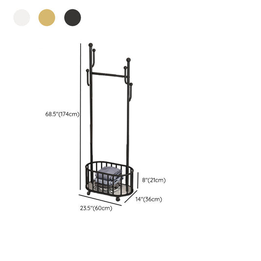 Magnifique étagère à manteau en métal.