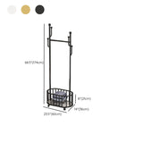 Splendido appendiabiti per cesti con pinze in metallo con i casiri