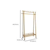 Rack de manteau de style moderne Crochets debout concept en manteau métallique Rack de manteau avec étagères