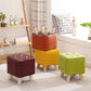 Water Resistant Pouf Tufted Whole Colored Square Faux Leather Pouf Stool Clearhalo 'furn' 'furn_ottomans_poufs' 'Furniture' 'Living Room Furniture' 'Ottomans & Poufs' 'ottomans_poufs' 6448168