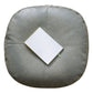 Modern Pouf Ottoman Faux Leather Upholstered Solid Color Square Ottoman Light Gray 1 Piece Clearhalo 'furn' 'furn_ottomans_poufs' 'Furniture' 'Living Room Furniture' 'Ottomans & Poufs' 'ottomans_poufs' 6448302