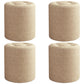 Modern Round Standard Grey Tear Resistant Standard for Drawing Room 13"L x 13"W x 14"H Off-White 4 Piece Set Clearhalo 'furn' 'furn_ottomans_poufs' 'Furniture' 'Living Room Furniture' 'Ottomans & Poufs' 'ottomans_poufs' 6448345