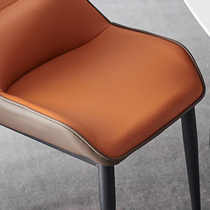 Industrial Dining Room Chair Upholstered Armless Dining Chairs