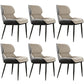 Industrial Dining Room Chair Upholstered Armless Dining Chairs