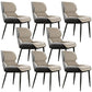 Industrial Dining Room Chair Upholstered Armless Dining Chairs
