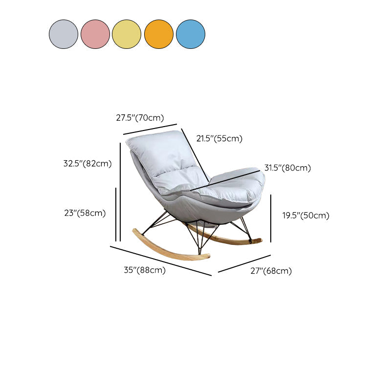 Chaise d'accentuation moderne à bascule ordinaire