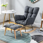Contemporary Nursery Sofa Rocking Chair Indoor Living Room Rocking Chair with Ottoman