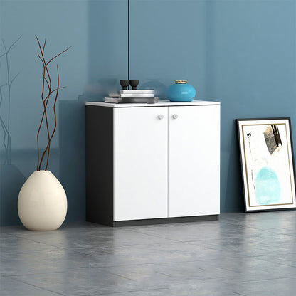 Archivo de estilo contemporáneo Archivo de madera lateral de madera vertical para la oficina en casa