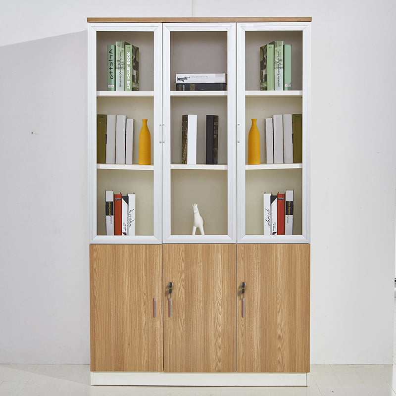 Cabinetti di file tradizionali Gabinet verticale in legno massiccio con ufficio chiave di blocco