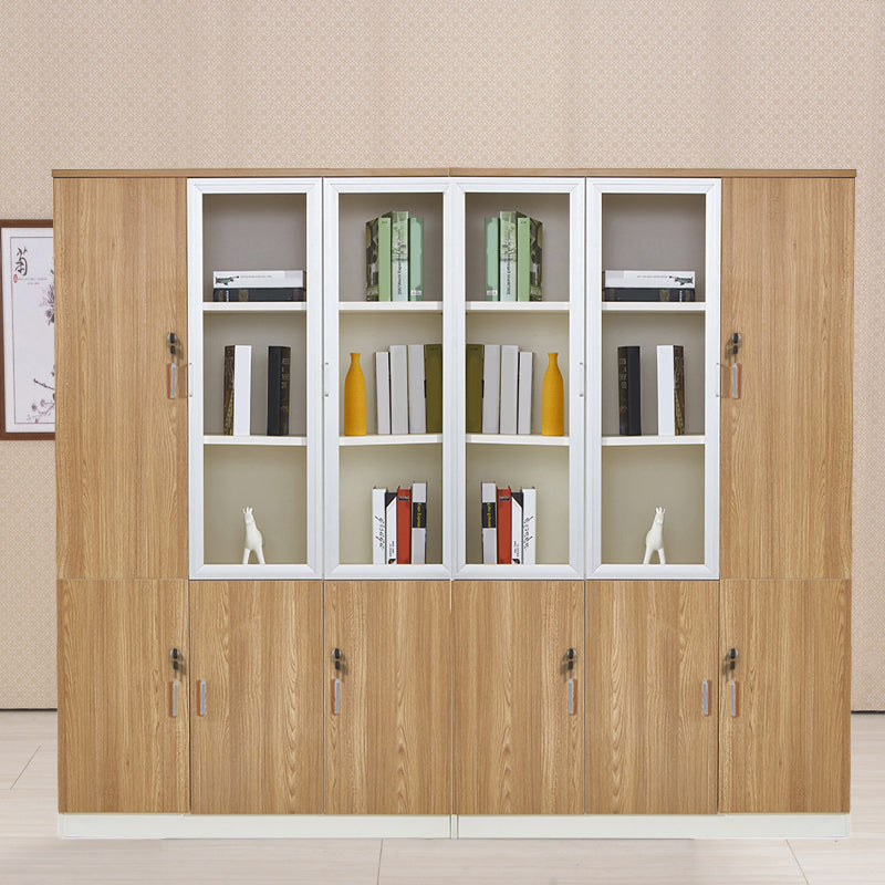 Cabinetti di file tradizionali Gabinet verticale in legno massiccio con ufficio chiave di blocco