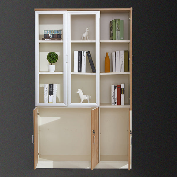 Cabinetti di file tradizionali Gabinet verticale in legno massiccio con ufficio chiave di blocco