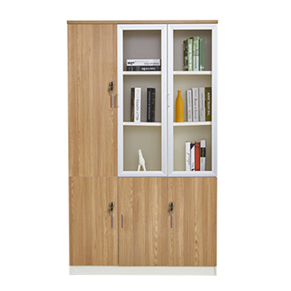 Cabinetti di file tradizionali Gabinet verticale in legno massiccio con ufficio chiave di blocco