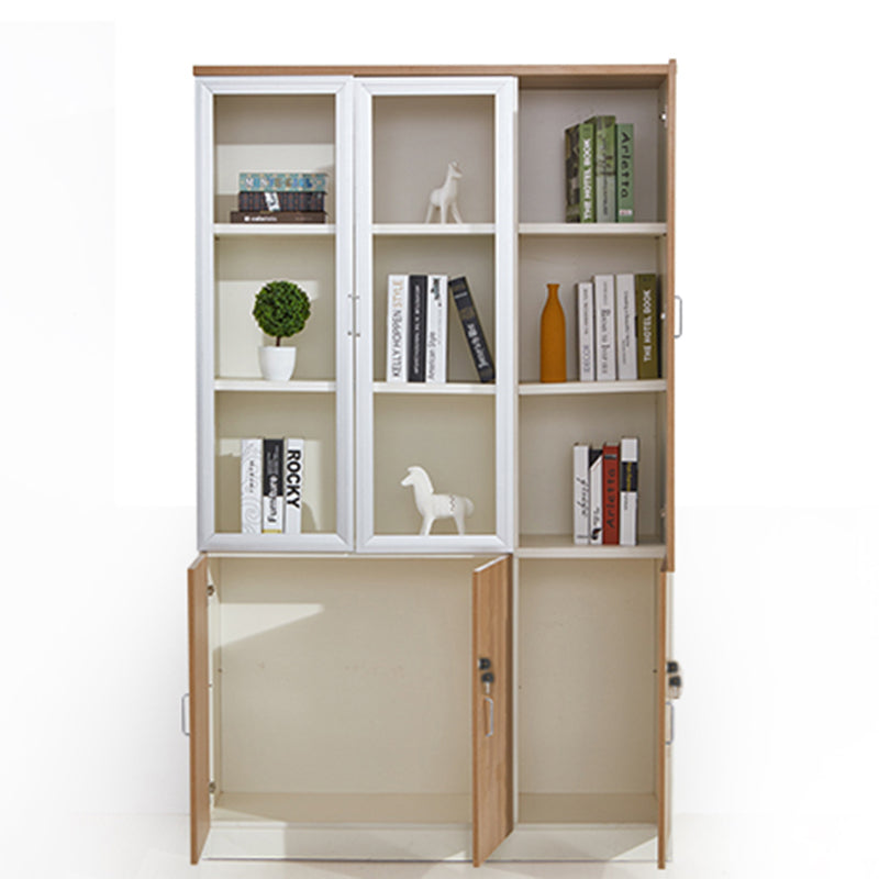 Cabinetti di file tradizionali Gabinet verticale in legno massiccio con ufficio chiave di blocco