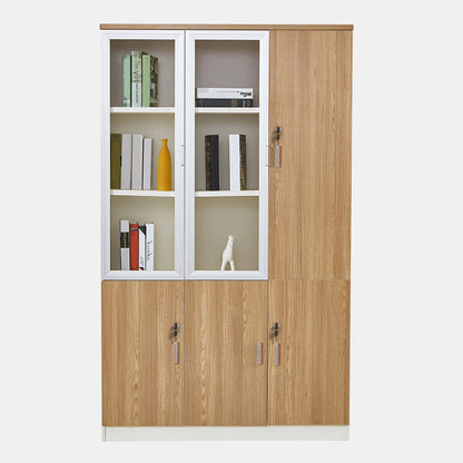 Cabinetti di file tradizionali Gabinet verticale in legno massiccio con ufficio chiave di blocco