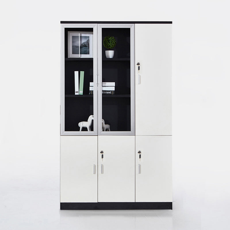 Cabinetti di file tradizionali Gabinet verticale in legno massiccio con ufficio chiave di blocco