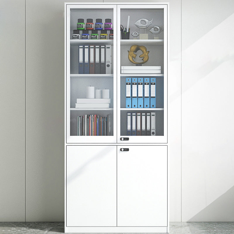 Simplicity File Cabinet Whites Metal Locking File Cabinet for Home or Office Clearhalo 'Filing Cabinets' 'filling_cabinets' 'furn' 'furn_filling_cabinets' 'Furniture' 'Office Furniture' 6448666