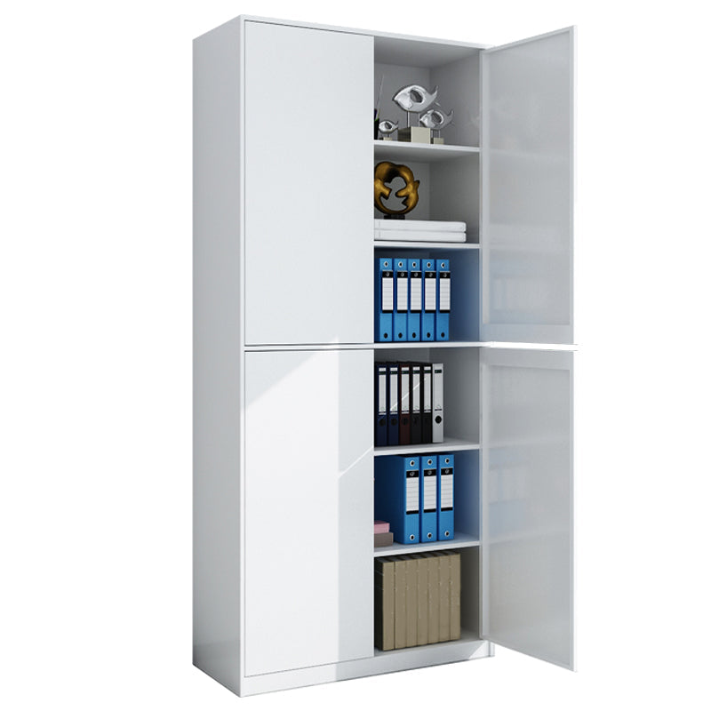 Simplicity File Cabinet Whites Metal Locking File Cabinet for Home or Office Iron 4 Clearhalo 'Filing Cabinets' 'filling_cabinets' 'furn' 'furn_filling_cabinets' 'Furniture' 'Office Furniture' 6448667