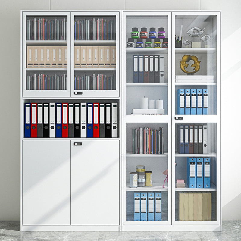 Simplicity File Cabinet Whites Metal Locking File Cabinet for Home or Office Clearhalo 'Filing Cabinets' 'filling_cabinets' 'furn' 'furn_filling_cabinets' 'Furniture' 'Office Furniture' 6448668