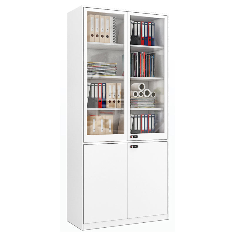 Simplicity File Cabinet Whites Metal Locking File Cabinet for Home or Office Clearhalo 'Filing Cabinets' 'filling_cabinets' 'furn' 'furn_filling_cabinets' 'Furniture' 'Office Furniture' 6448669