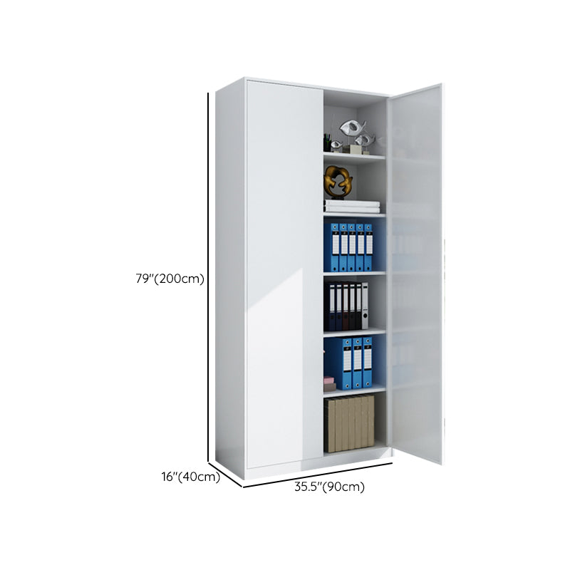 Simplicity File Cabinet Whites Metal Locking File Cabinet for Home or Office Clearhalo 'Filing Cabinets' 'filling_cabinets' 'furn' 'furn_filling_cabinets' 'Furniture' 'Office Furniture' 6448676