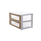 Contemporary Cabinet Plastic Vertical File Cabinet with Drawers 13.3"L x 9.4"W x 8.7"H Clear Yellow Clearhalo 'Filing Cabinets' 'filling_cabinets' 'furn' 'furn_filling_cabinets' 'Furniture' 'Office Furniture' 6448700