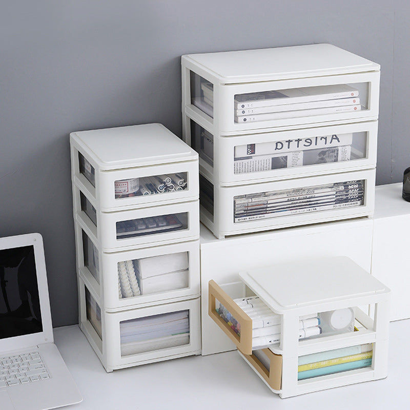 Contemporary Cabinet Plastic Vertical File Cabinet with Drawers Clearhalo 'Filing Cabinets' 'filling_cabinets' 'furn' 'furn_filling_cabinets' 'Furniture' 'Office Furniture' 6448711