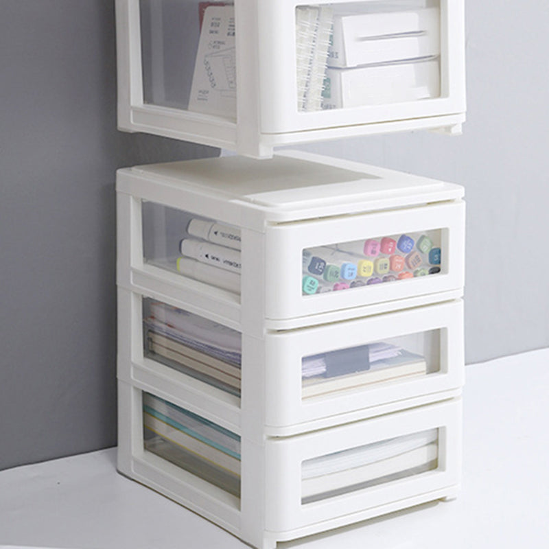 Contemporary Cabinet Plastic Vertical File Cabinet with Drawers Clearhalo 'Filing Cabinets' 'filling_cabinets' 'furn' 'furn_filling_cabinets' 'Furniture' 'Office Furniture' 6448712