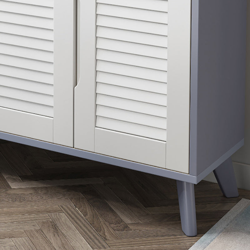 39.37" Tall Gold/Gray Accent Cabinet Rubberwood Cabinet with Drawers Clearhalo 'Cabinets & Chests' 'cabinets_chests' 'furn' 'furn_cabinets_chests' 'Furniture' 'Living Room Furniture' 6449403