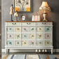 Industrial Painted Accent Cabinet Two/Three Drawers Wood Chest Clearhalo 'Cabinets & Chests' 'cabinets_chests' 'furn' 'furn_cabinets_chests' 'Furniture' 'Living Room Furniture' 6449410