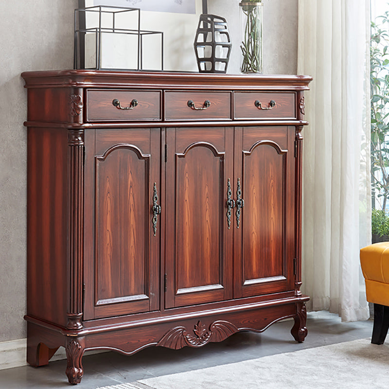 43.7" Tall Rectangular Accent Cabinet 2/3 - Drawer Accent Cabinet - Wood Clearhalo 'Cabinets & Chests' 'cabinets_chests' 'furn' 'furn_cabinets_chests' 'Furniture' 'Living Room Furniture' 6449434