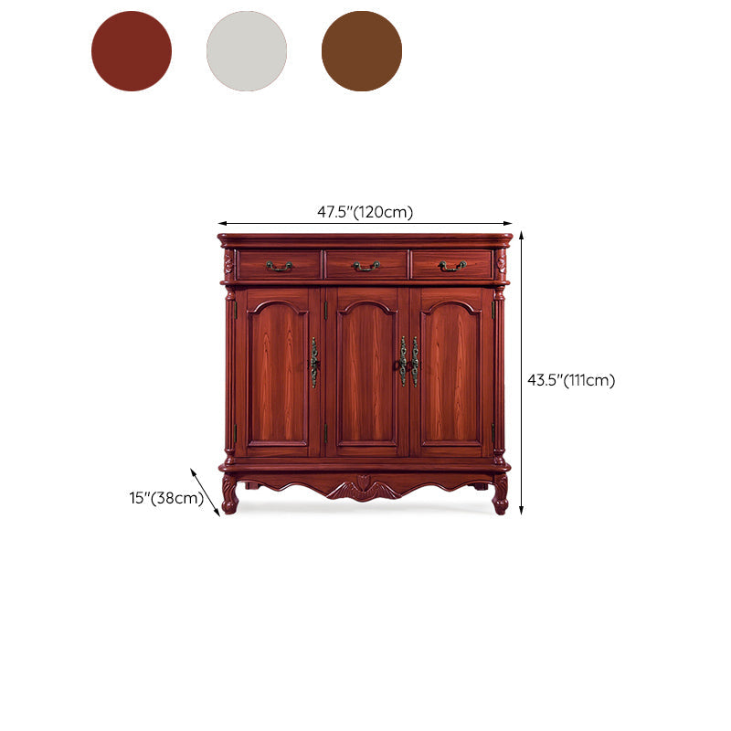 43.7" Tall Rectangular Accent Cabinet 2/3 - Drawer Accent Cabinet - Wood Clearhalo 'Cabinets & Chests' 'cabinets_chests' 'furn' 'furn_cabinets_chests' 'Furniture' 'Living Room Furniture' 6449445