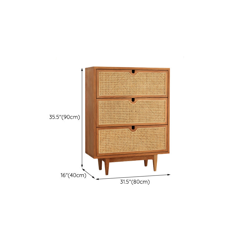 Contemporary Chest Solid Wood Cutouts with Drawer Rectangle Accent Chest Clearhalo 'Cabinets & Chests' 'cabinets_chests' 'furn' 'furn_cabinets_chests' 'Furniture' 'Living Room Furniture' 6449467