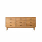 Modern Chest Rectangle 9 - Drawer Bar Pulls Solid Wood Straight Legs Accent Chest Clearhalo 'Cabinets & Chests' 'cabinets_chests' 'furn' 'furn_cabinets_chests' 'Furniture' 'Living Room Furniture' 6449492