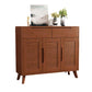 Door and Drawer Accent Cabinet Wood Cabinet in Brown/Natural 47"L x 14"W x 39"H Brown Clearhalo 'Cabinets & Chests' 'cabinets_chests' 'furn' 'furn_cabinets_chests' 'Furniture' 'Living Room Furniture' 6449529