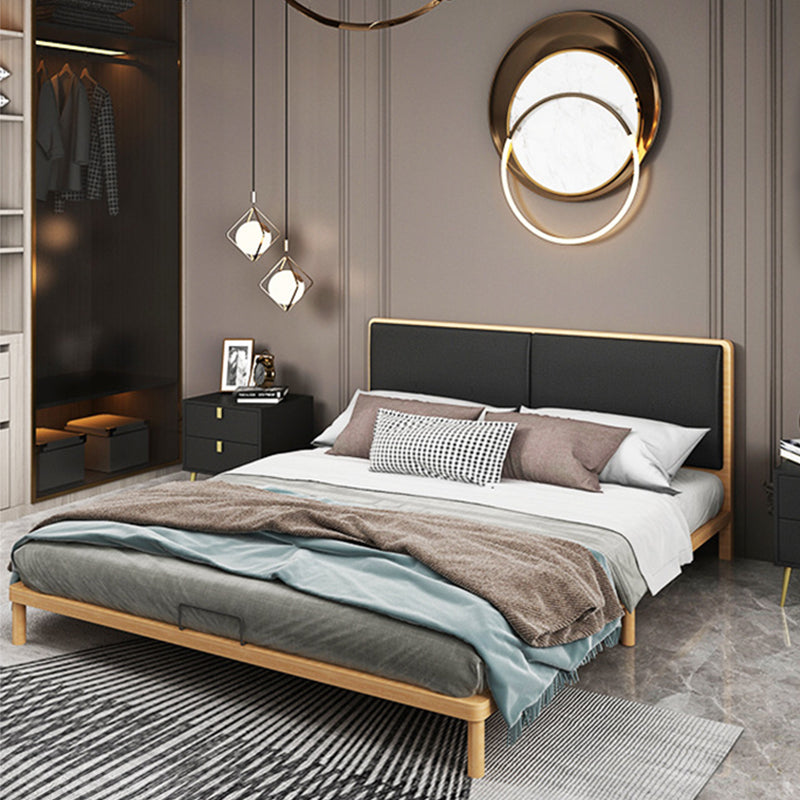 Cadre de lit métallique haut rembourré