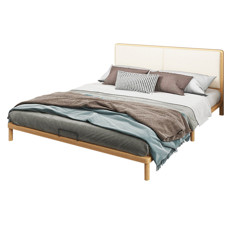 Polsterte Hochmetallbett-Bett-Rahmen minimalistische Drahtnetzplatte Bett