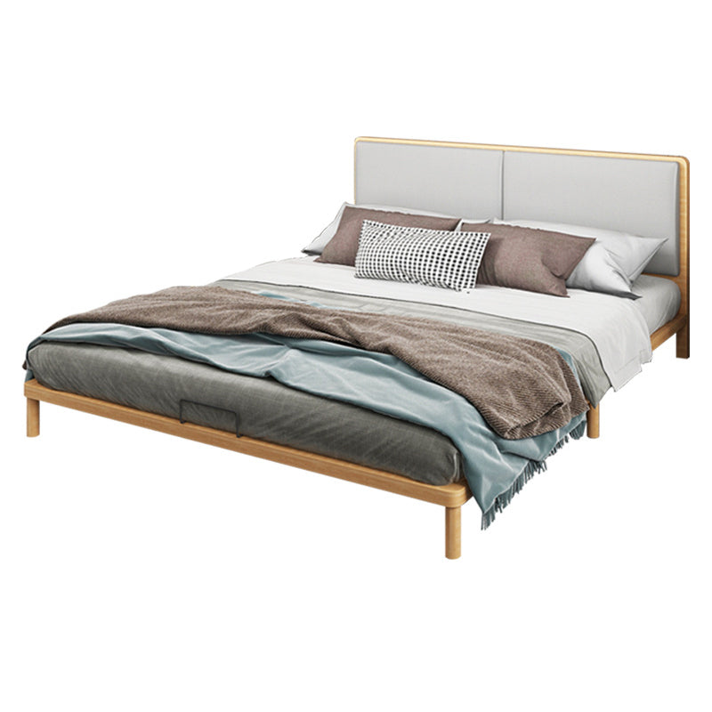 Polsterte Hochmetallbett-Bett-Rahmen minimalistische Drahtnetzplatte Bett