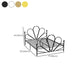 Metal High Open-Frame Bed Contemporary Wire-Grid Simple Bed Frame