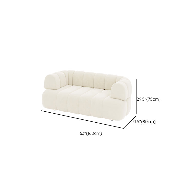 Sedute contemporanee bianche smoking braccio divano cucito cuscino da soggiorno per soggiorno