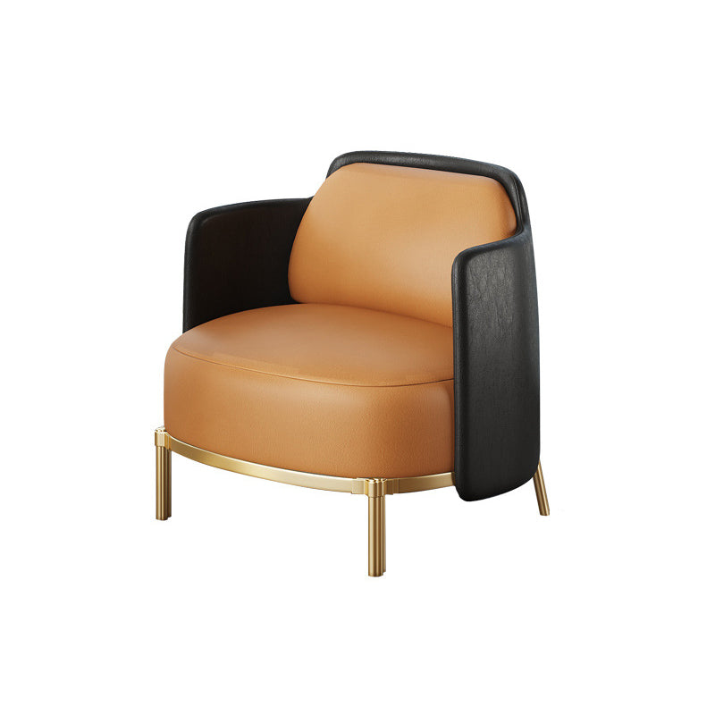 Canapé de siège à coussin unique moderne cousu oreiller en cuir arrière en cuir